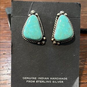 Turquoise Sterling Silver Earrings